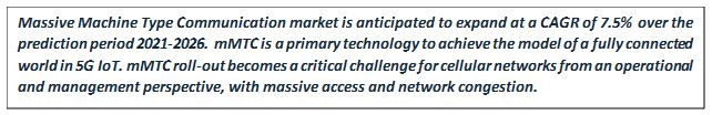 How IoT enables 5G massive Machine Type Communications (mMTC) 